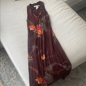 Free People Brown Floral Maxi Dress